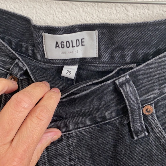 Agolde CRISS CROSS UPSIZED SHORT - Picture 2 of 6